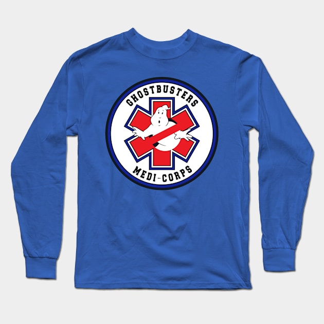 Ghostbusters Medi-Corps Classic Logo Long Sleeve T-Shirt by Ghostbustersmedicorps